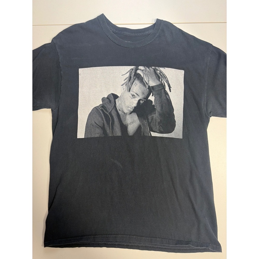 XXXTentacion Numb Graphic T-Shirt Black Bad Vibes Forever Mens Large Portrait